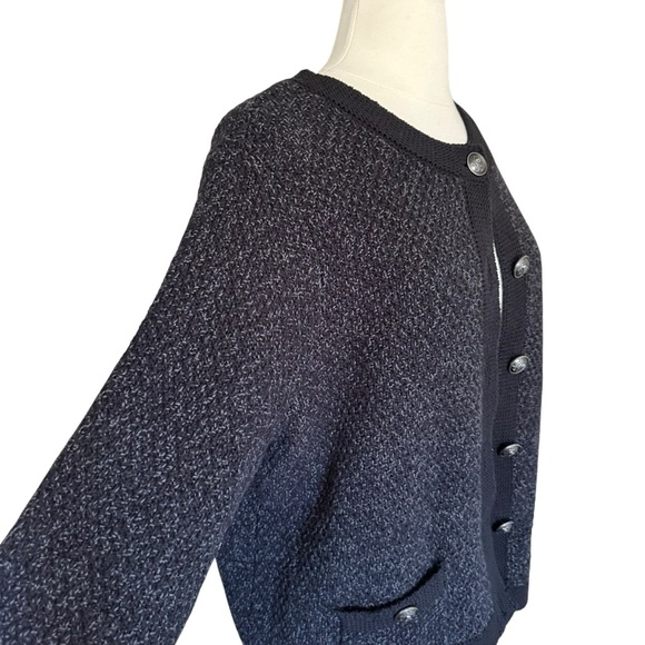 TORRID Skull Button Black Textured Knit Cardigan Sweater Jacket - Picture 4 of 16